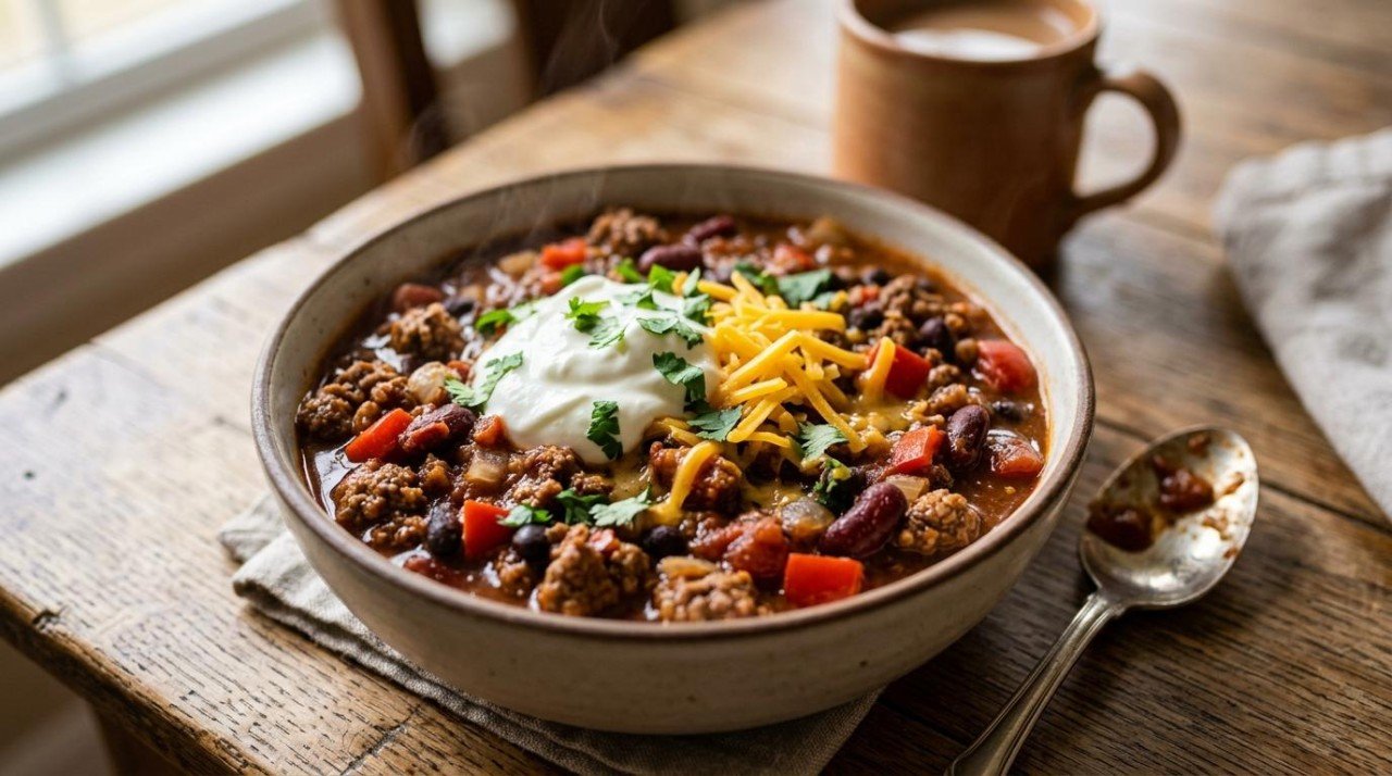 Healthier Beef Chili: It Scores Better Than You Think (54 to 64)