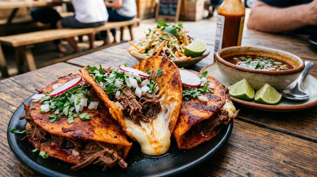 Healthier Birria Tacos: We Kept the Cheese Pull and Gained 19 Points (43 to 62)