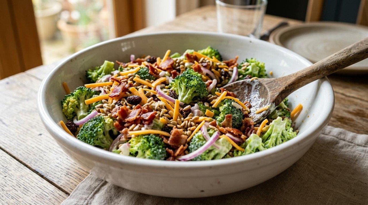 Healthier Broccoli Salad (40 to 76): The Bacon Was Not the Problem