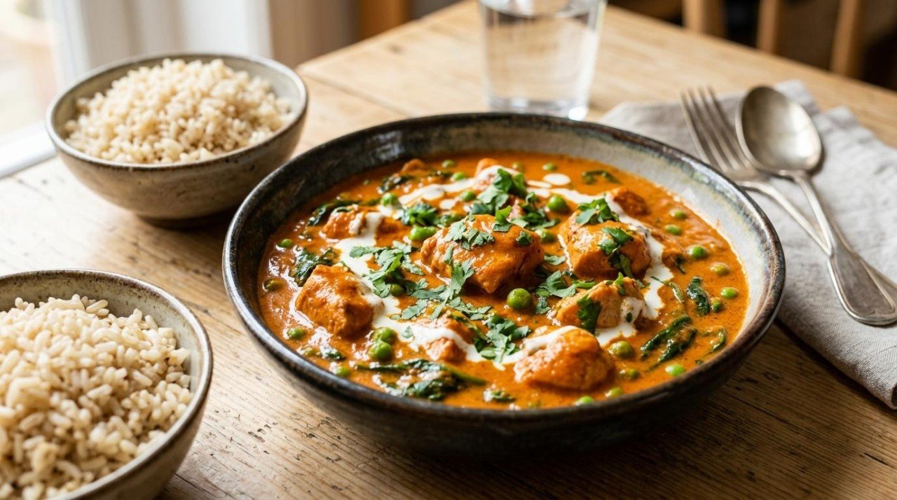 Healthier Butter Chicken: Same Creamy Makhani, 32 More Points (35 to 67)