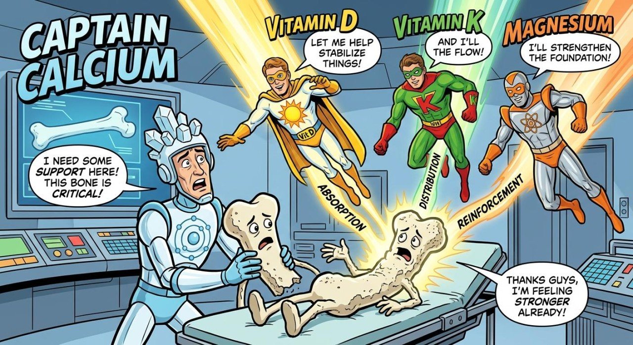 Calcium Alone Won't Save Your Bones — 5 Nutrients That Will