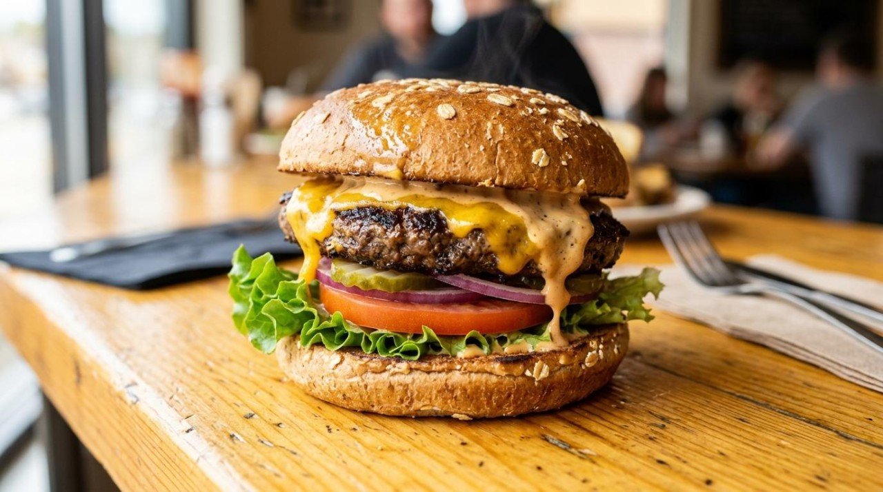 Healthier Cheeseburger: Same Melt and Char, 23 More Points (39 to 62)