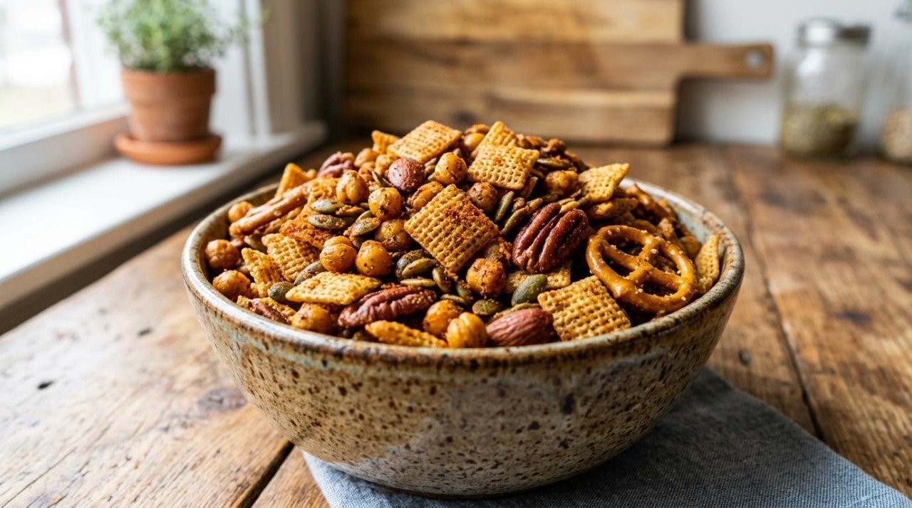 Healthier Chex Mix: 48 to 78, and the Butter Mattered More Than the Seasoned Salt