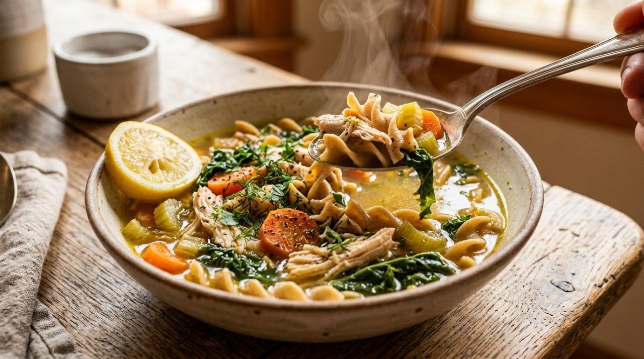 Healthier Chicken Noodle Soup: 52 to 92, and the Last Half Teaspoon of Salt Was Worth 11 Points