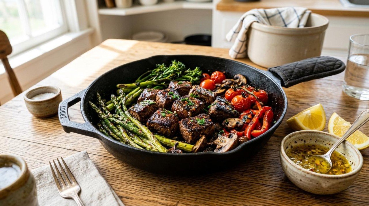 Healthier Cowboy Butter Steak Bites: Same Dipping Ritual, 38 More Points (31 to 69)