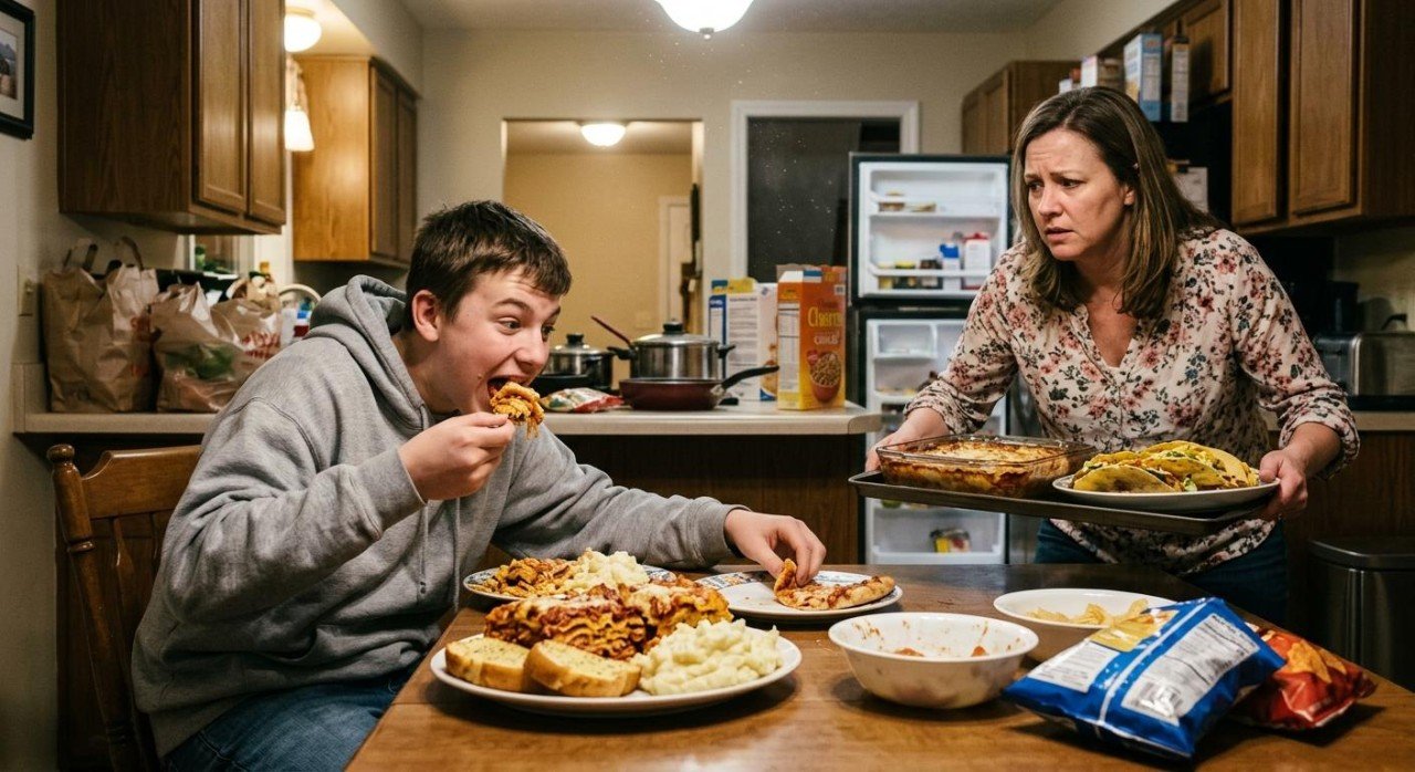 Feeding a Teenager Without Going Broke or Insane
