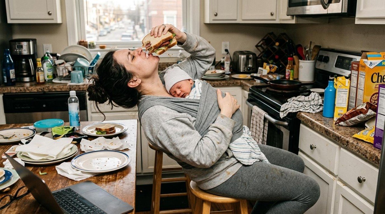 Feeding Yourself in the Newborn Fog: No-Hands, One-Pot Survival