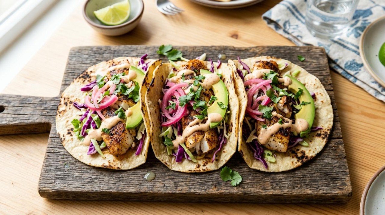 Healthier Fish Tacos (52 to 94): The Tortilla Mattered More Than the Fryer