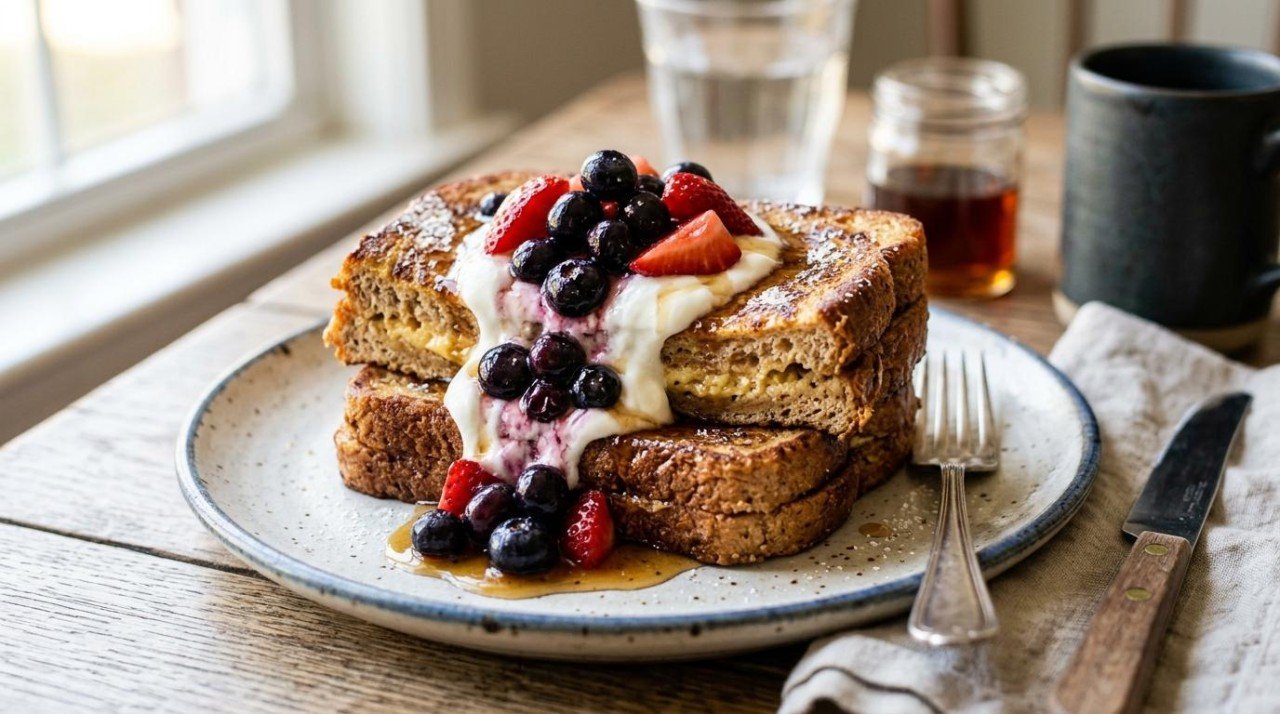 Healthier French Toast: Same Custardy Middle, Double the Score (25 to 50)