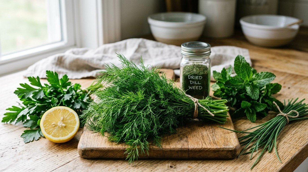 10 Substitutes for Fresh Dill (for Salmon, Tzatziki, Pickles, and Potato Salad)