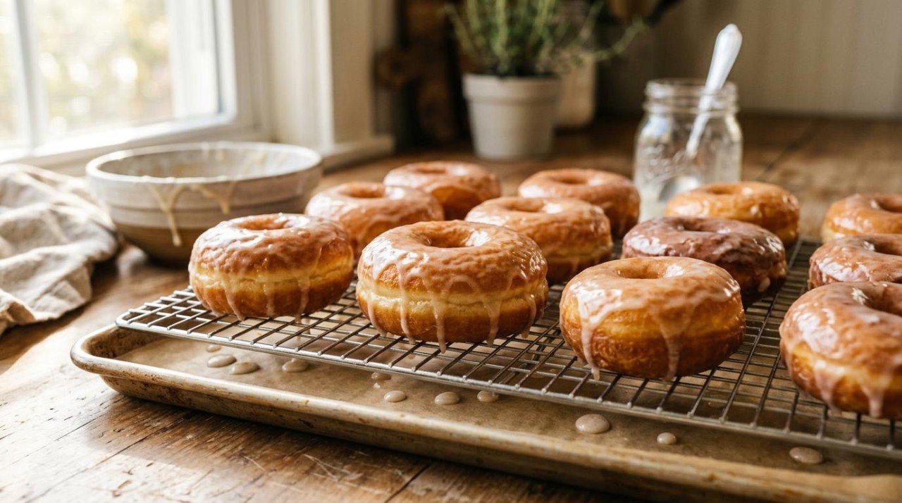 Healthier Glazed Donuts (24 → 43): Baking Them Was the Smallest Part