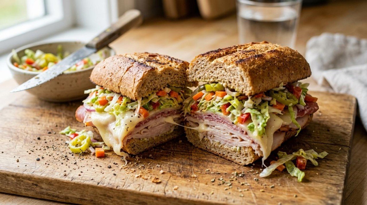 Healthier Grinder Salad Sandwich: Same Crunch, 28 More Points (37 to 65)