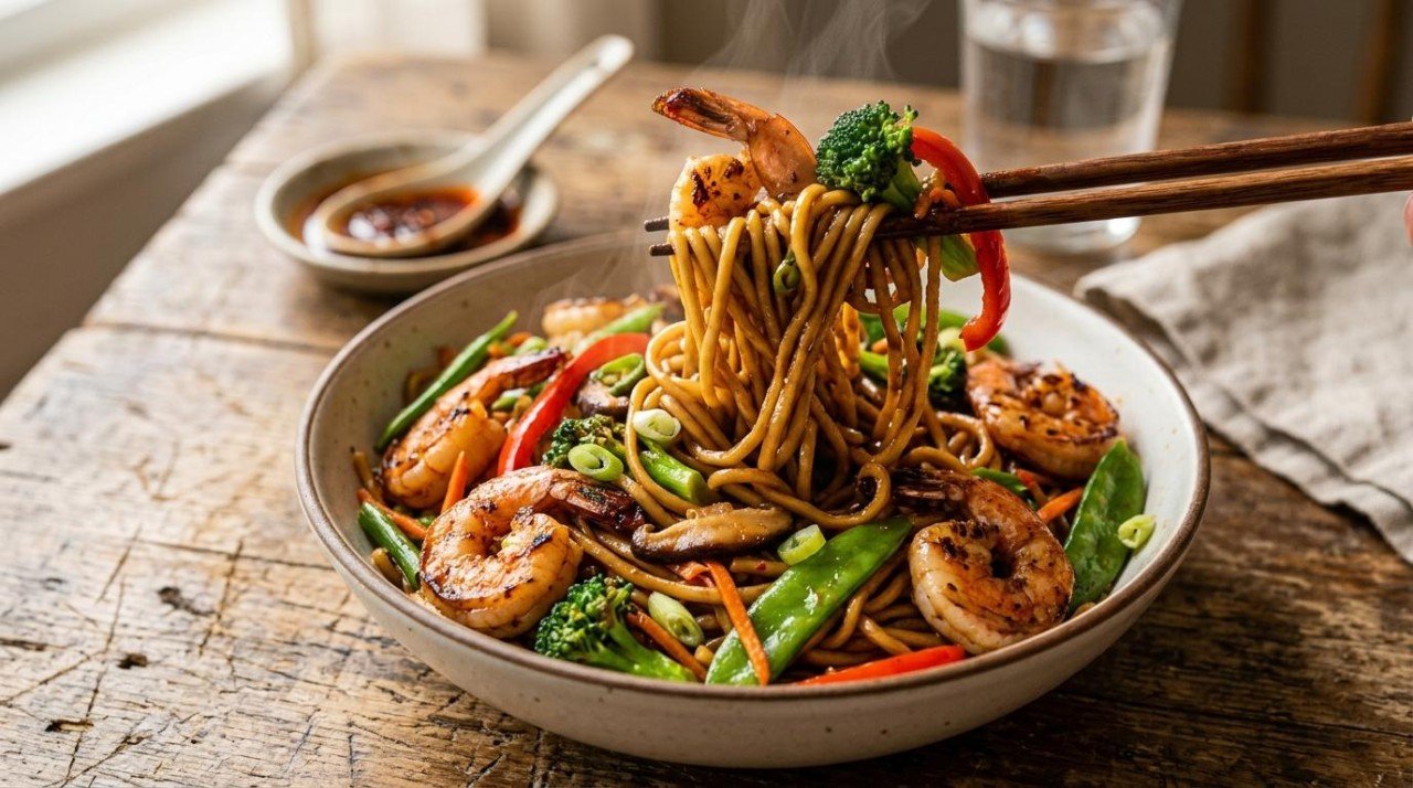 Healthier Lo Mein: We Kept the Noodles and Still Went From 50 to 92