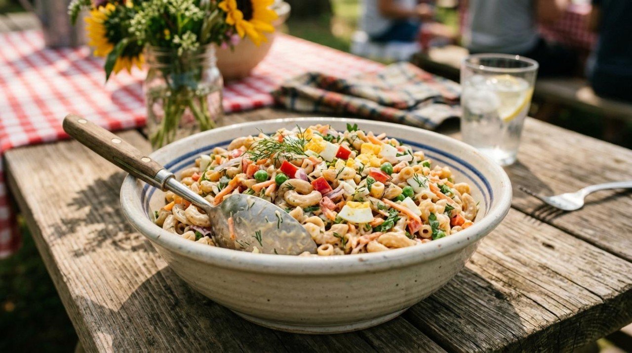 Healthier Macaroni Salad: We Kept Half the Mayo and Went From 38 to 86