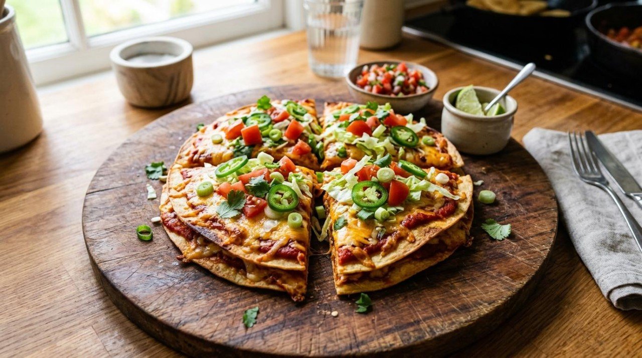Healthier Mexican Pizza (Taco Bell Copycat): 42 to 74, and Baking the Shells Made It Worse