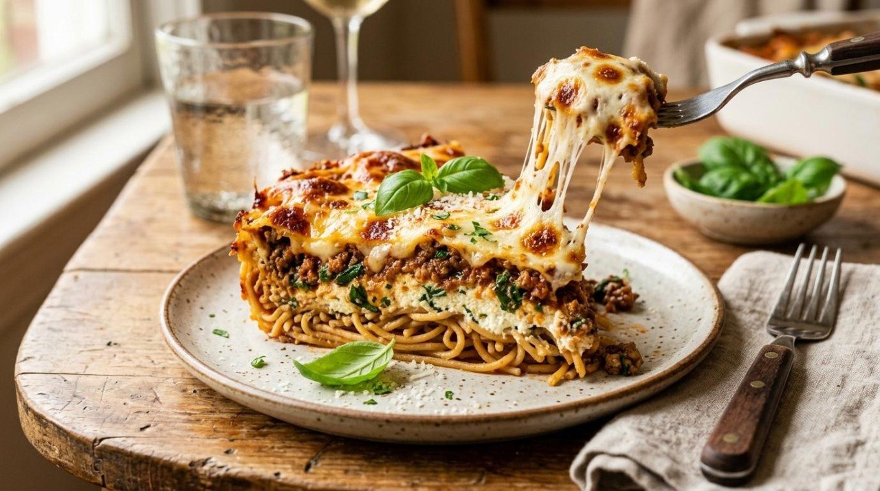 Healthier Million Dollar Spaghetti: 40 to 75, and Why the Cheese Swap Only Works Last