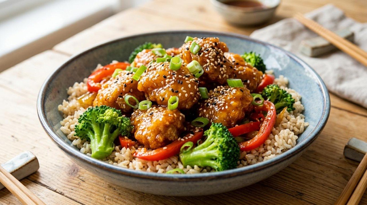 Healthier Orange Chicken: Same Sticky Glaze, 36 More Points (31 to 67)