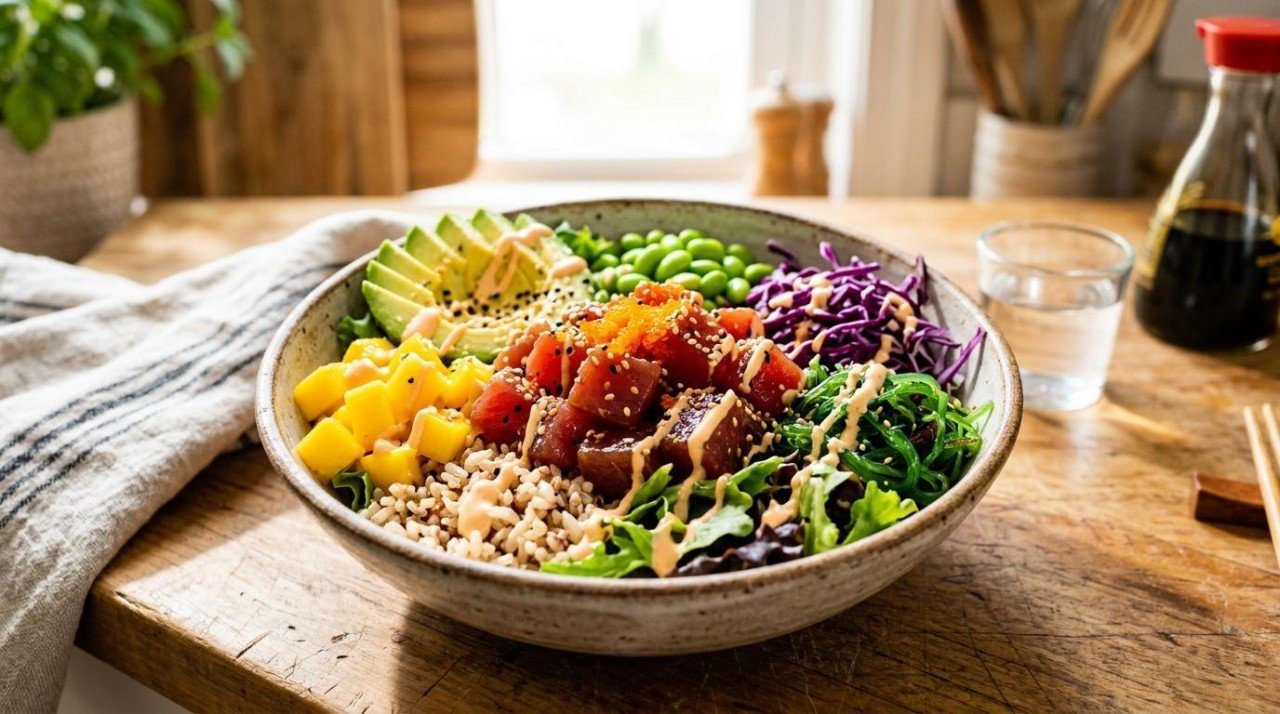 Healthier Poke Bowl: We Scored It 55, Then Rebuilt It to 90
