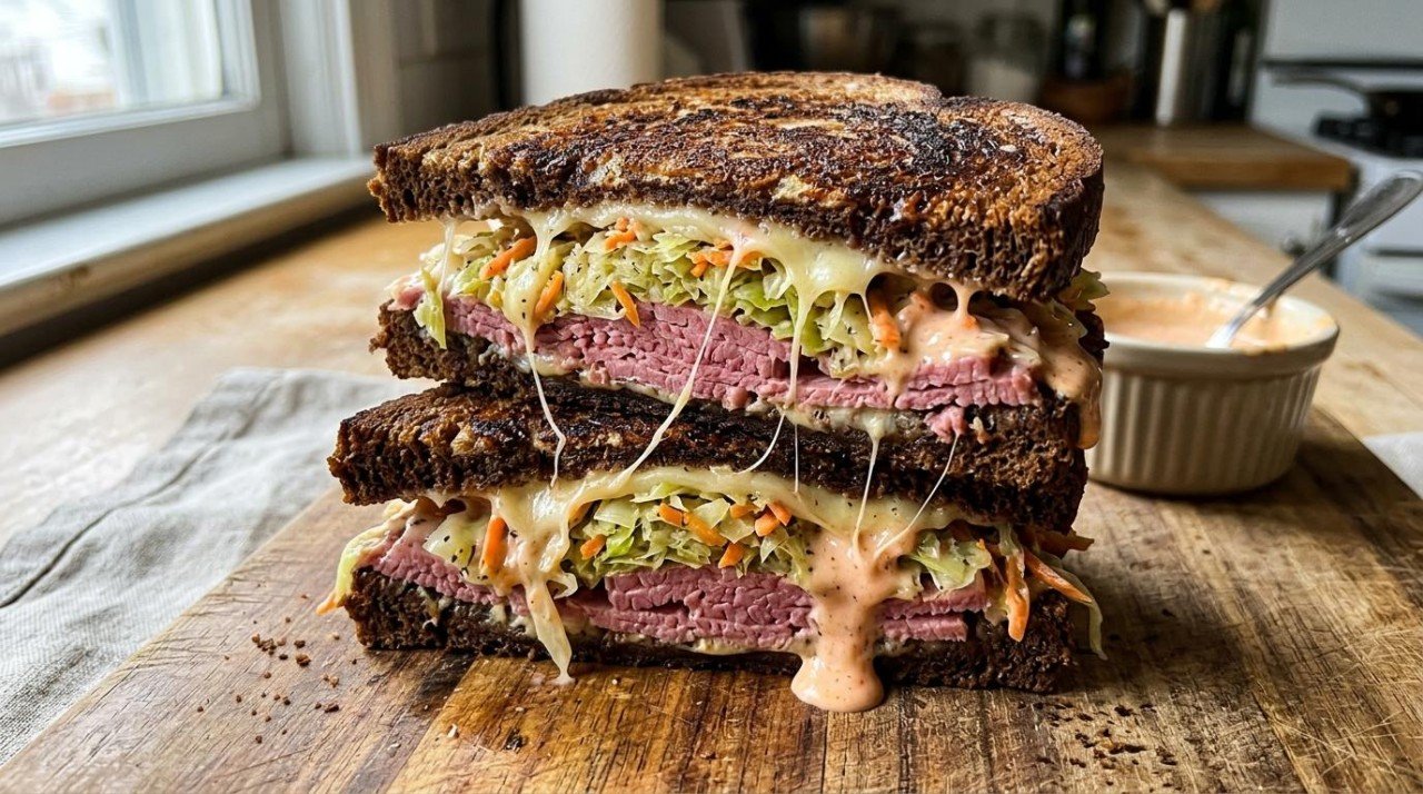 Healthier Reuben Sandwich: 35 to 56, and the Slaw Was Worth More Than the Corned Beef