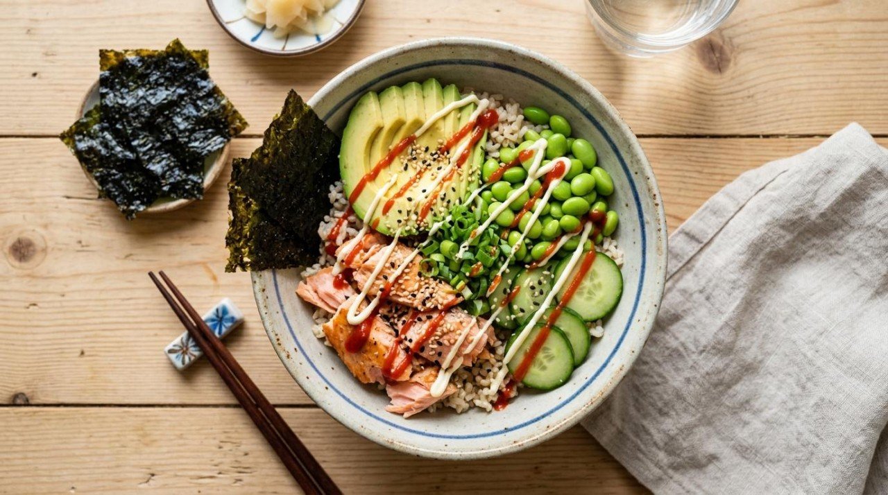 We Scored the Viral Salmon Rice Bowl (Emily Mariko) - Then Made It 42 Points Healthier