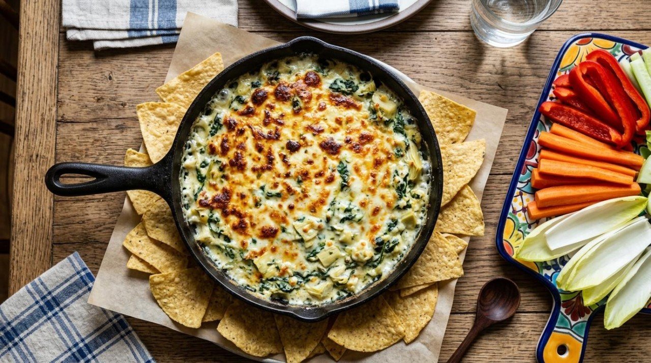 Healthier Spinach Artichoke Dip: 40 to 79, and the Half Teaspoon of Salt Was Worth 9 Points