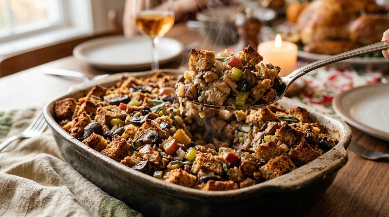Healthier Thanksgiving Stuffing: 32 to 77, and the Last 2 Tablespoons of Butter Were Free