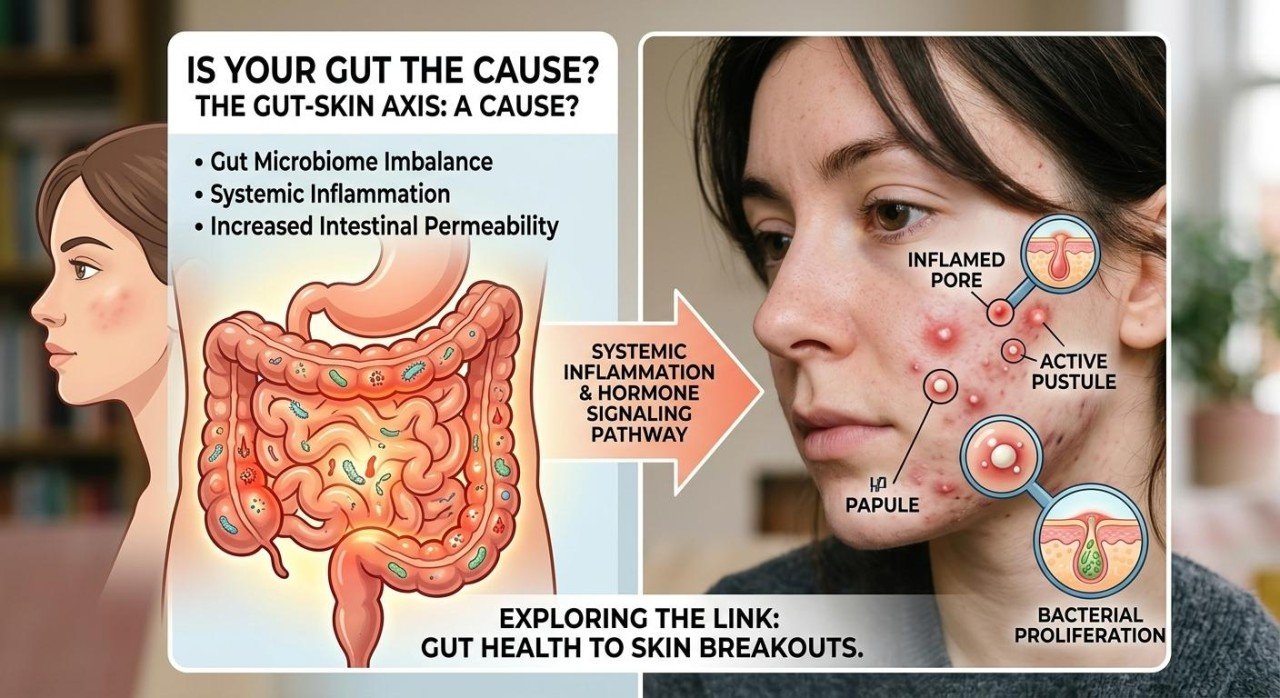 The Gut-Skin Connection: Why Your Breakouts Might Start in Your Stomach