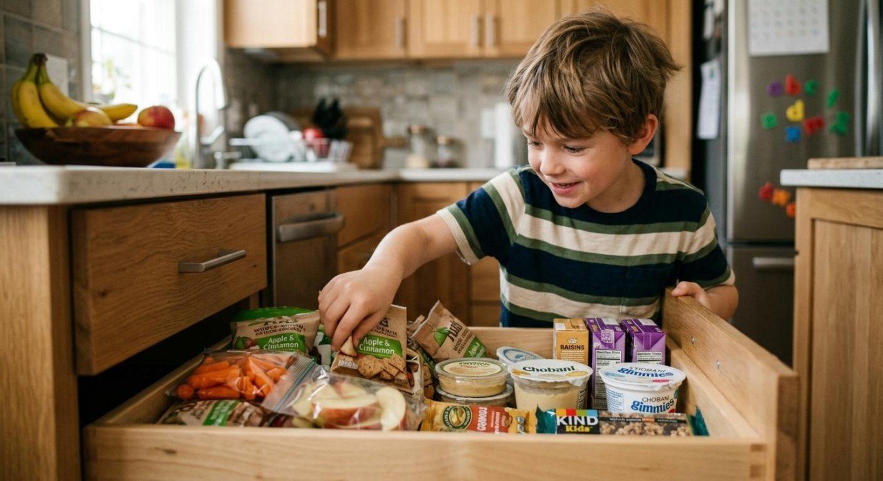 The Snack Drawer Reset: Healthy Grabs Kids Actually Reach For