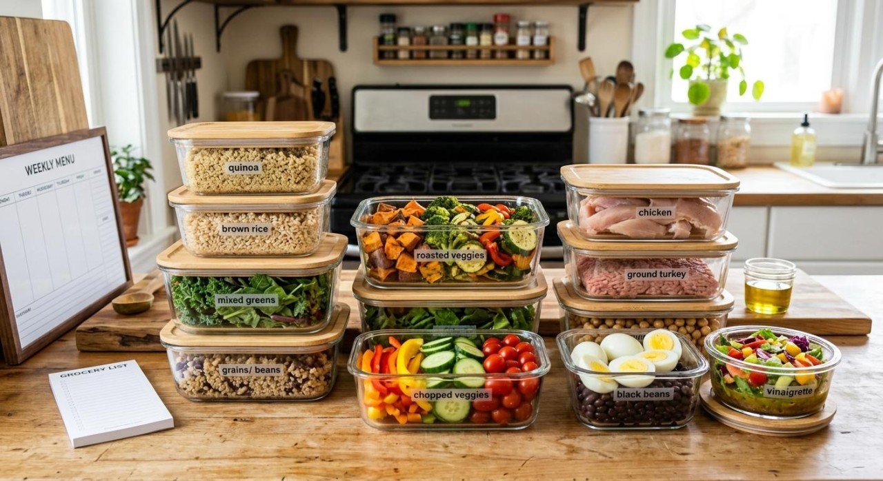 The Sunday Prep System That Saves 5 Hours and £40 a Week