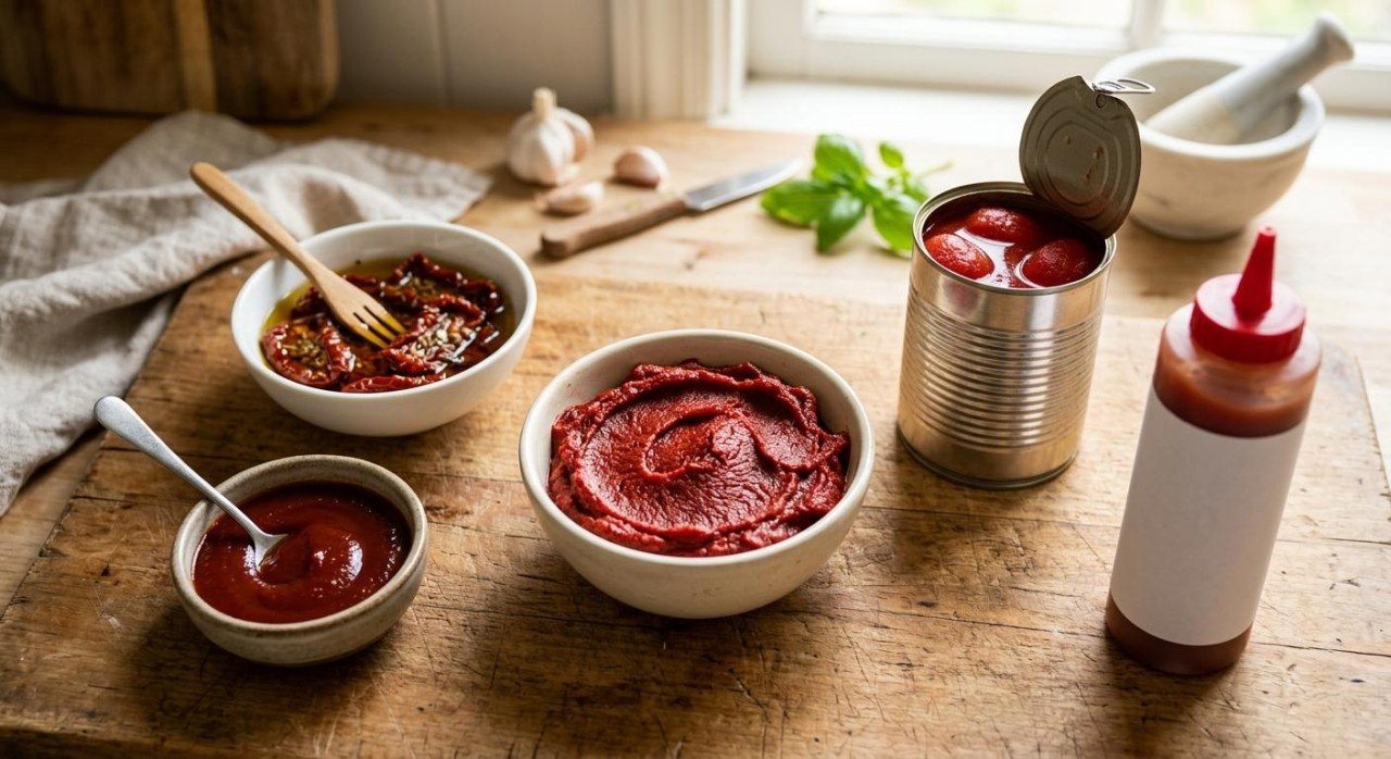 9 Substitutes for Tomato Paste (With Exact Reduction Ratios)