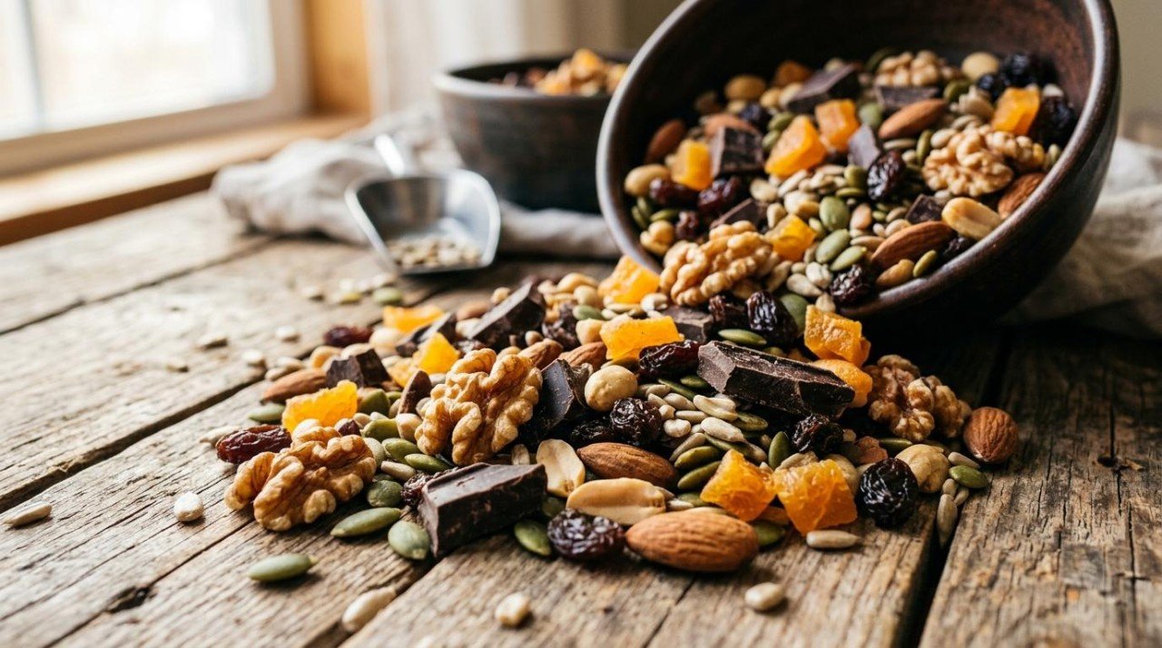 Healthier Trail Mix: 49 to 74, and the Dark Chocolate Was Not the Reason