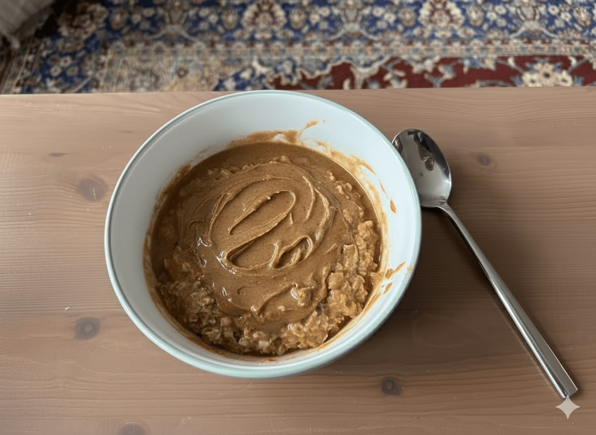 Healthy Decadent Sticky Toffee Oatmeal