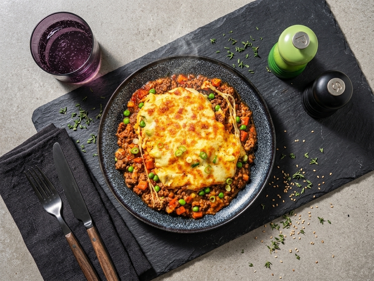 Beef and Vegetable Meat Pie