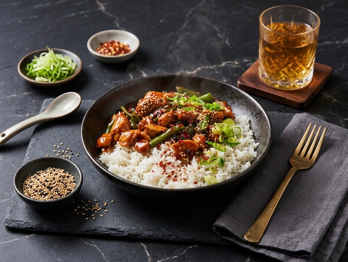 Teriyaki Chicken with Sautéed Vegetables