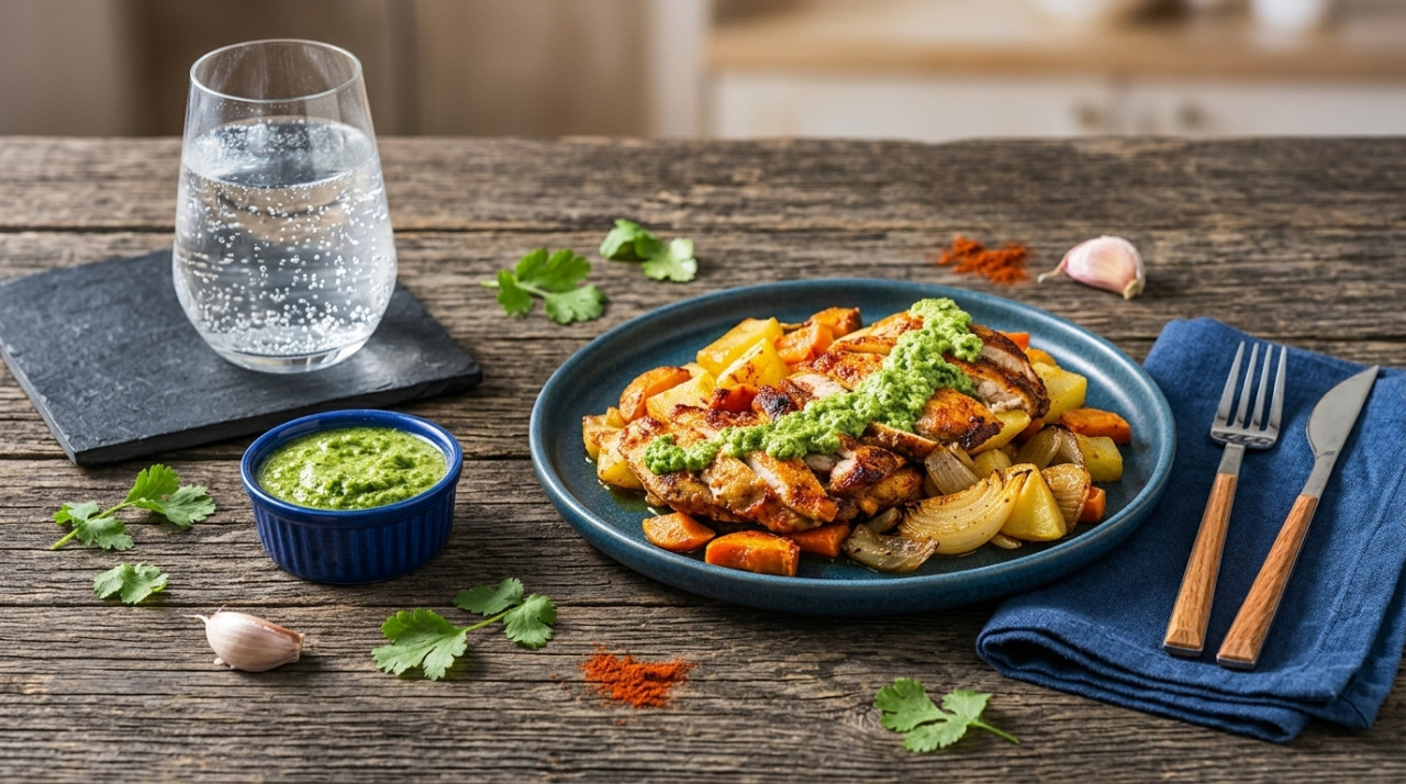Chicken with Canary-Style Green Mojo