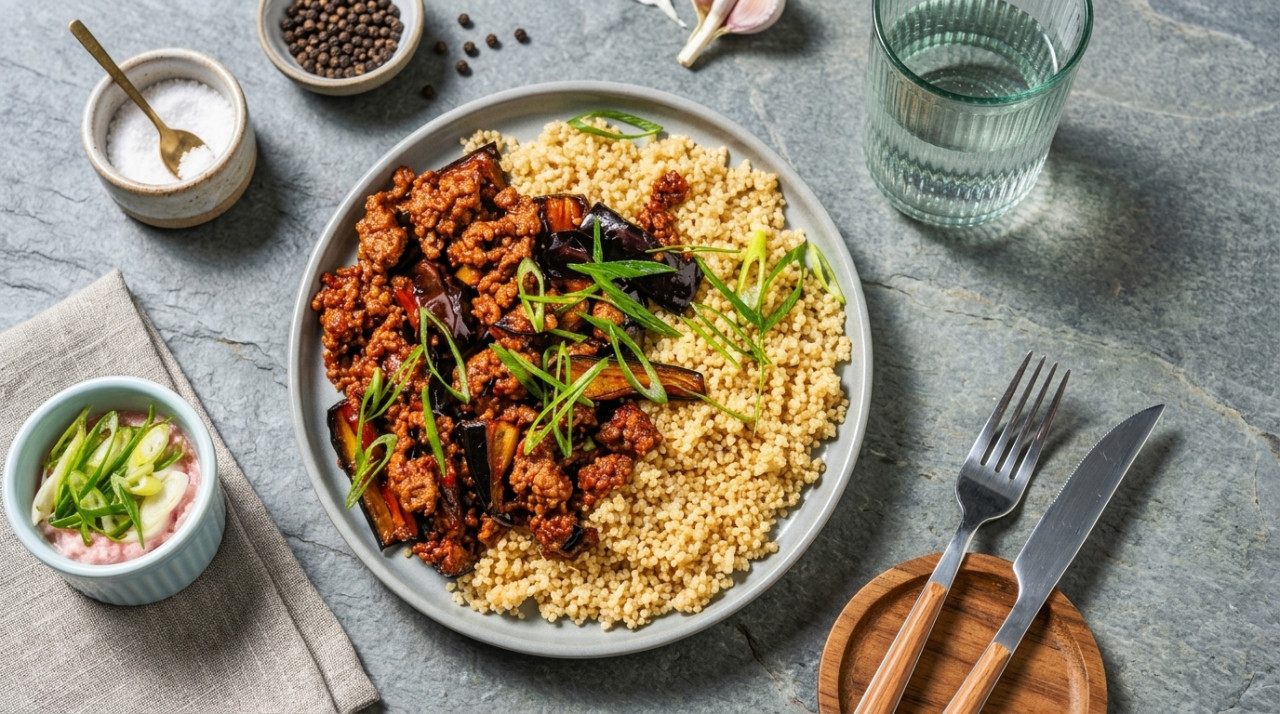 Yu Xiang Eggplants with Minced Meat