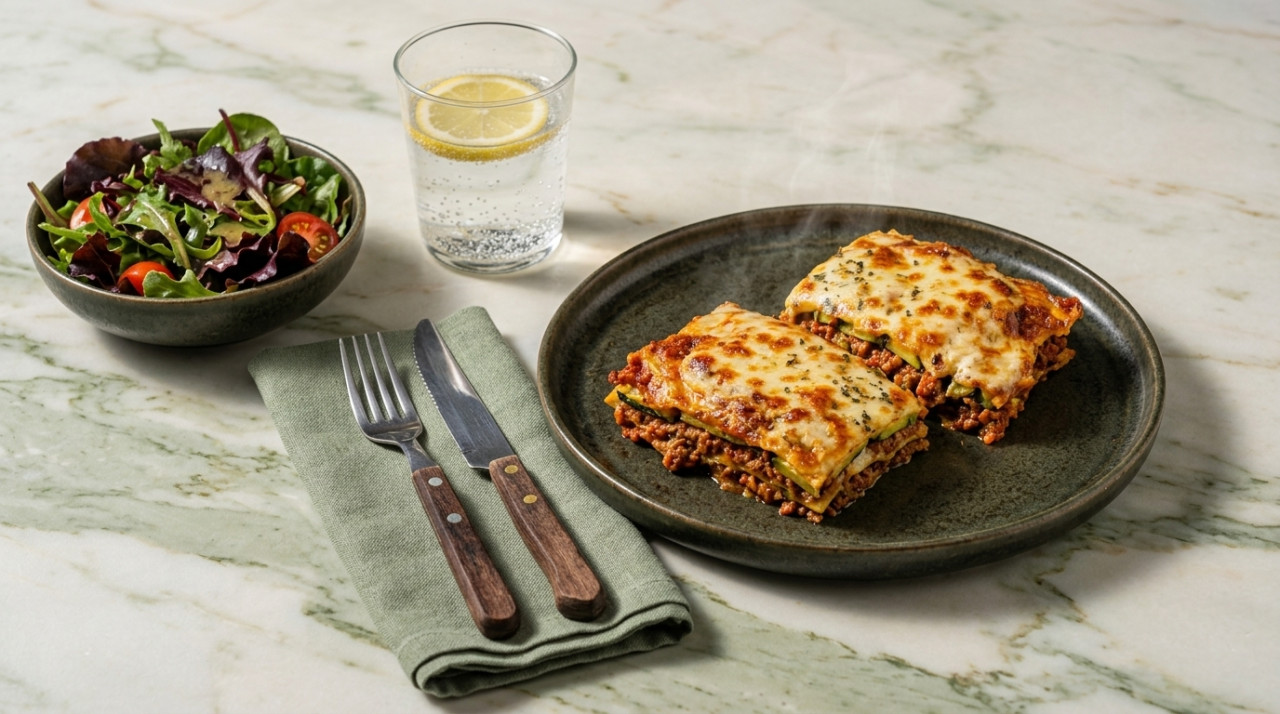 Zucchini and Beef Lasagna