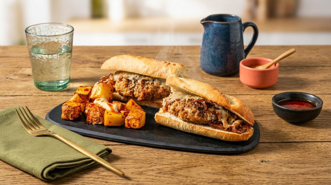 Valencian-style "esmorzaret" sandwich